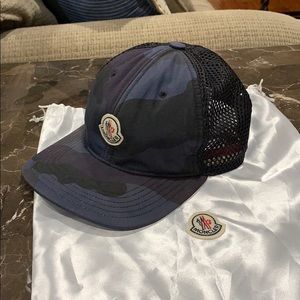 Moncler Dark Blue Camo Hat